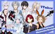 draw a full body vtuber character with expressions