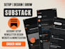 substack account setup substack newsletter design substack podcast setup expert