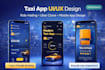 develop a complete taxi booking app like uber with driver, user app, admin panel