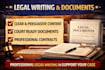 draft insurance settlement and claim dispute documents professionally