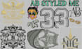 provide quality embroidery digitizing in 1 hour for a patch,hat, chest, or towel