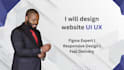 design a modren responsive single page website landing page