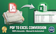 convert your PDF invoices and logistics documents to excel
