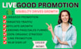 do livegood promotion , targeted affiliate link promotion
