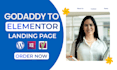 migrate redesign exsisting godaddy squaresapce on wordpress hostinger wordpress
