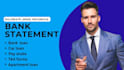 convert bank statement PDF to excel, CSV or google sheet