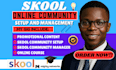 grow skool setup skool community promotion and skool community manager