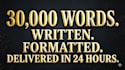 write and format your KDP ebook in 24 hours