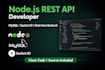 build a node js rest API with mysql firebase and real time features