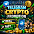 do telegram and crypto promotion, crypto telegram marketing,telegram subscribers