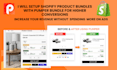 setup shopify product bundles with pumper bundle for higher conversions