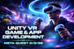 do unity app and game development for meta quest 2, 3, 3s