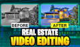 do cinematic luxury real estate video editing in 24 hours