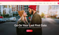 create a dating website with chat audio and video features
