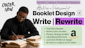 design educational brochure, booklets textbook workbook for physics, chemistry