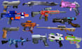 create 3d weapon 3d gun model game assets 3d props stylized 3d gun sword knife