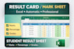 design student result sheets and mark sheets in excel