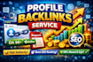 do 250 profile backlinks create manually dofollow
