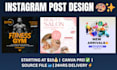 design attractive instagram posts and reels using canva