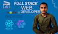 be your mern stack developer, full stack web app developer with react nod