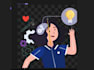 create interactive rive animation for you