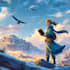 create illustrated fairytale book cover