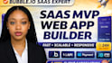 flutter bubble io saas glide adalo app web development builder