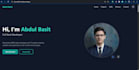 build a modern react and tailwind CSS portfolio website for you