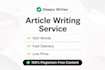 write high quality articles in simple english