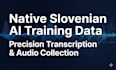 create native slovenian ai training data