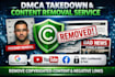 remove copyright,bad news,negative links,mugshots,harmful content under dmca