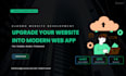 upgrade your old website into a modern django web app or saas platform