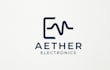 do minimalist electronics logo for tech brands