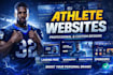 create professional school and varsity sports website