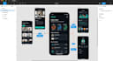 design app UI UX in figma with prototype