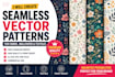 design seamless vector patterns for fabric and wallpaper