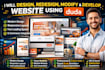 design redesign modify develop website using duda builder
