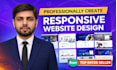 a responsive react js website with tailwind CSS