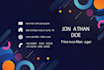 create modren business card