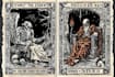 do a medieval woodcut gothic etching illustration