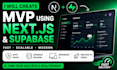 create an mvp using next js and supabase