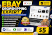 handle your ebay store management and dropshipping VA tasks