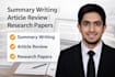 do summary writing and research for you