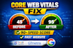 speed up wordpress, fix core web vitals, lcp, cls, inp issues and google