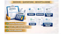 create purchase order, invoices, quotations, sales receipt, inventory list