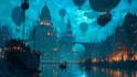 hand paint environment art
