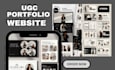 design canva ugc portfolio canva website with editable canva ugc portfolio