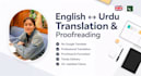 do fast urdu translation with proofreading