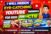 design eye catching youtube thumbnails for high CTR