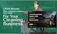 create a cleaning company website that generates leads